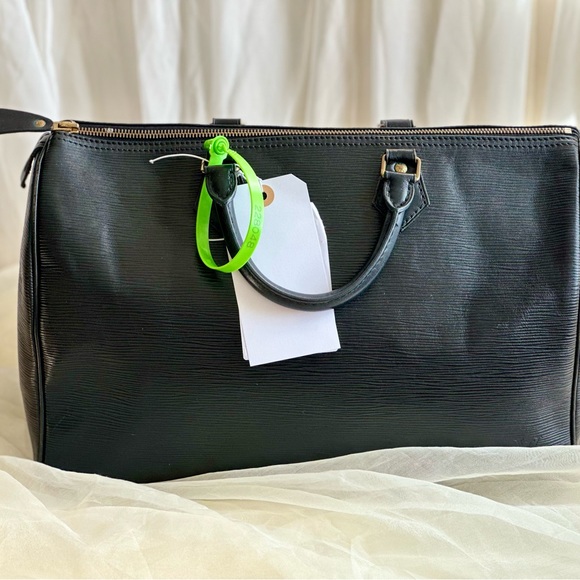 1986 Vintage Louis Vuitton Speedy 35 Epi Noire - Picture 11 of 16